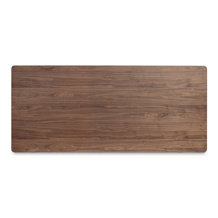SwayLiving - Round Off Dining Table Small Walnut - YR-1009-03-0 | SwayLiving