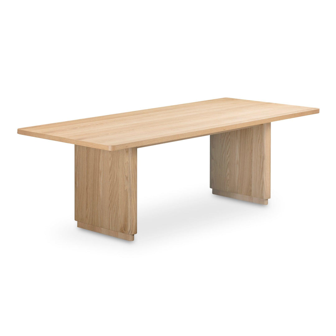 Round Off Dining Table Small Oak - SwayLiving