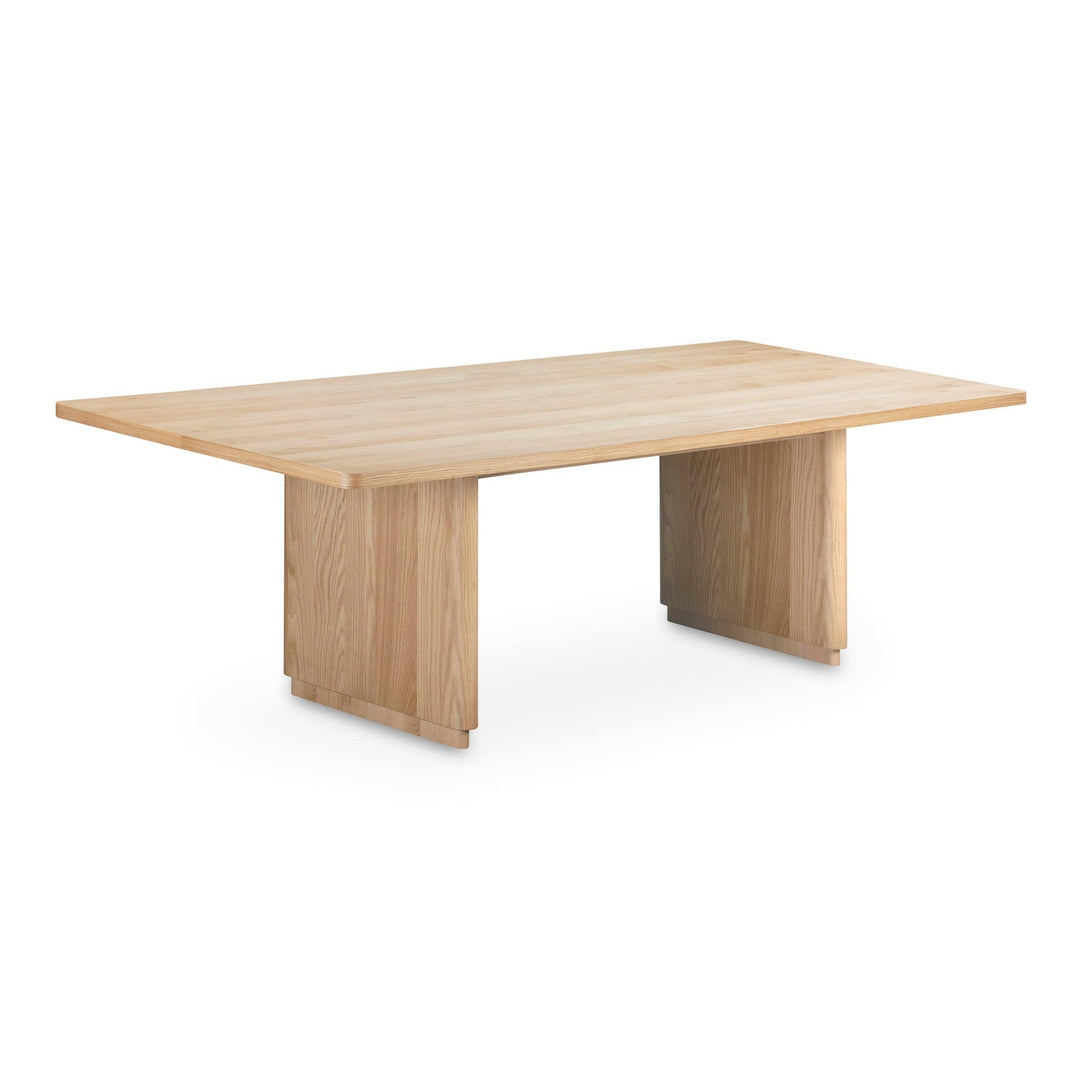 Round Off Dining Table Large Oak - SwayLiving