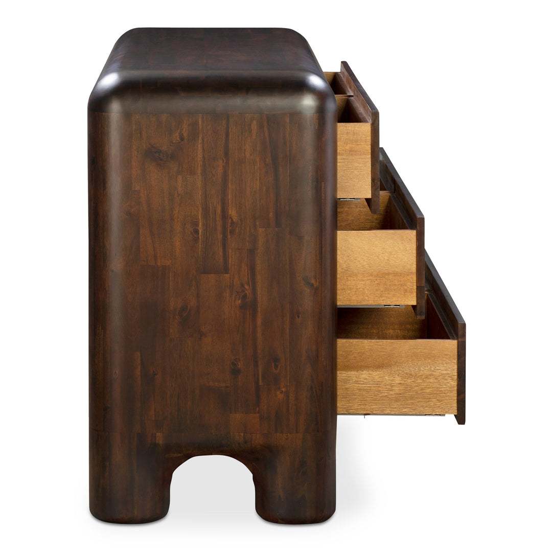 Rowan 6 Drawer Dresser Dark Brown | SwayLiving