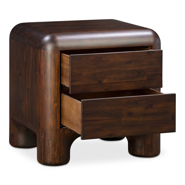 SwayLiving - Rowan Nightstand Dark Brown - YR-1016-20 | SwayLiving