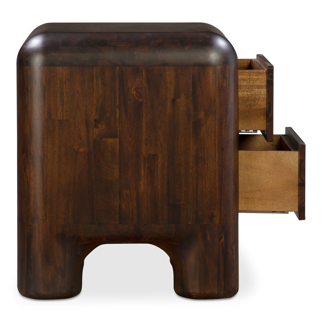 SwayLiving - Rowan Nightstand Dark Brown - YR-1016-20 | SwayLiving