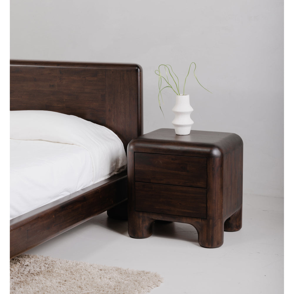 SwayLiving - Rowan Nightstand Dark Brown - YR-1016-20 | SwayLiving