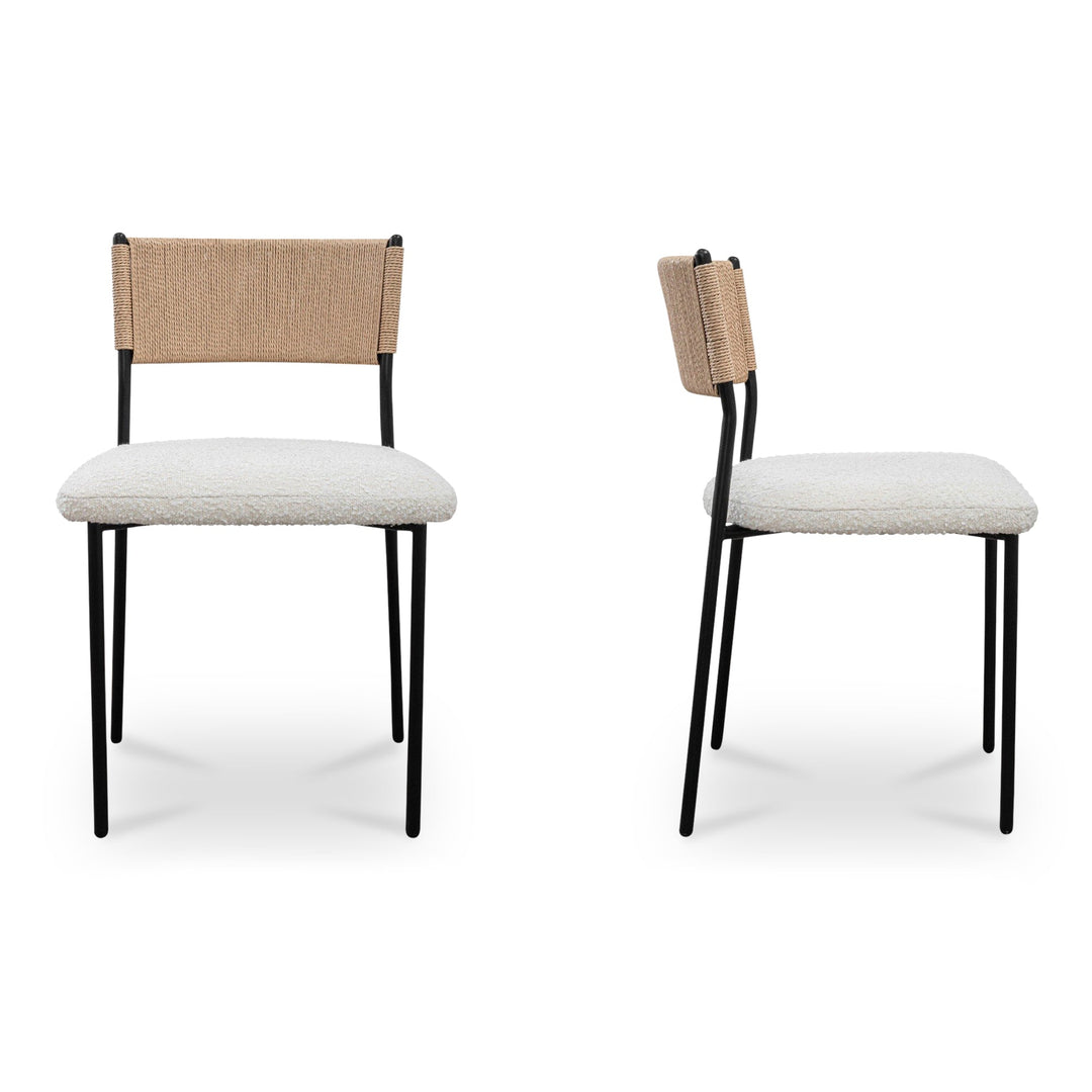 SwayLiving - Foley Dining Chair White Set Of Two - Set of 2 - ZT-1045-18 | SwayLiving