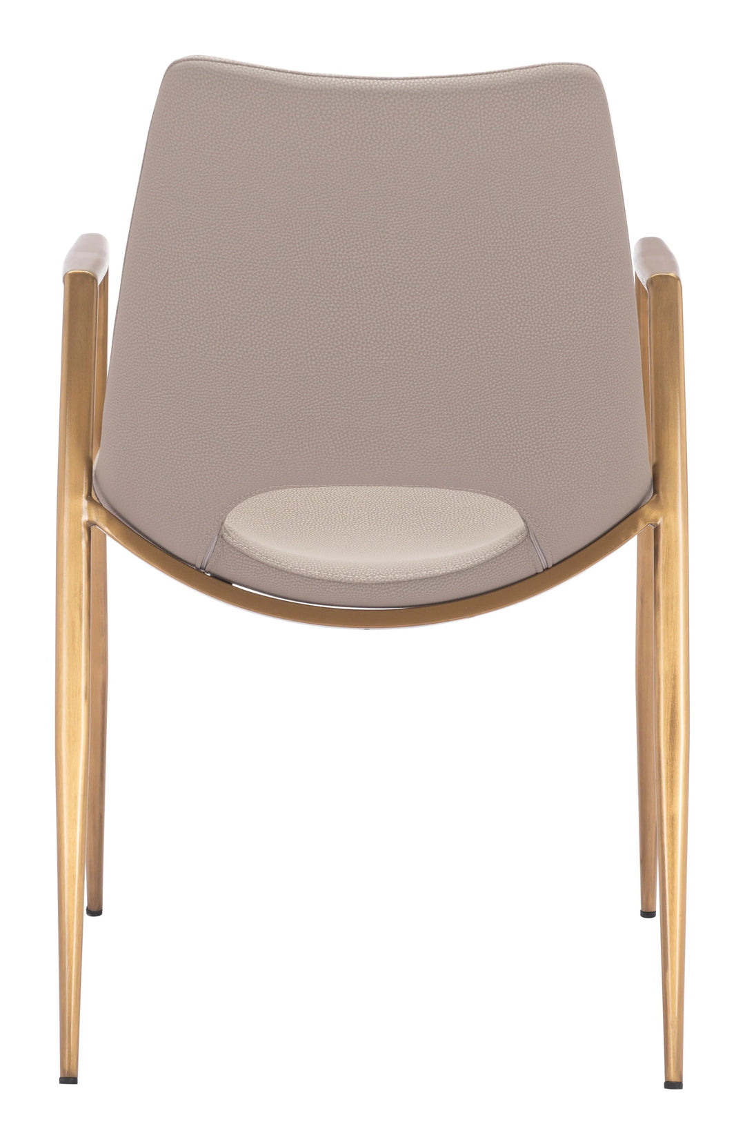 SwayLiving Desi Dining Chair (Set of 2) Beige & Gold DINING CHAIRS
