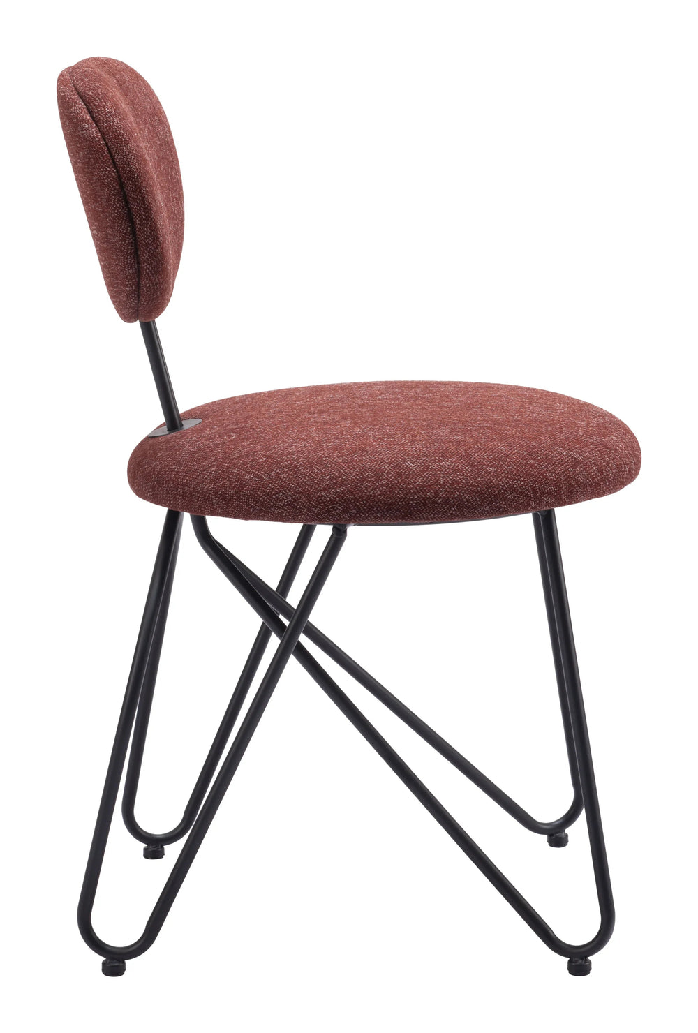SwayLiving Novi Dining Chair (Set of 2) Maroon Brown DINING CHAIRS