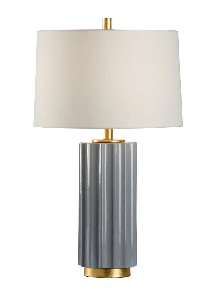 Slate Grey Crackle Glaze/Gold Leaf