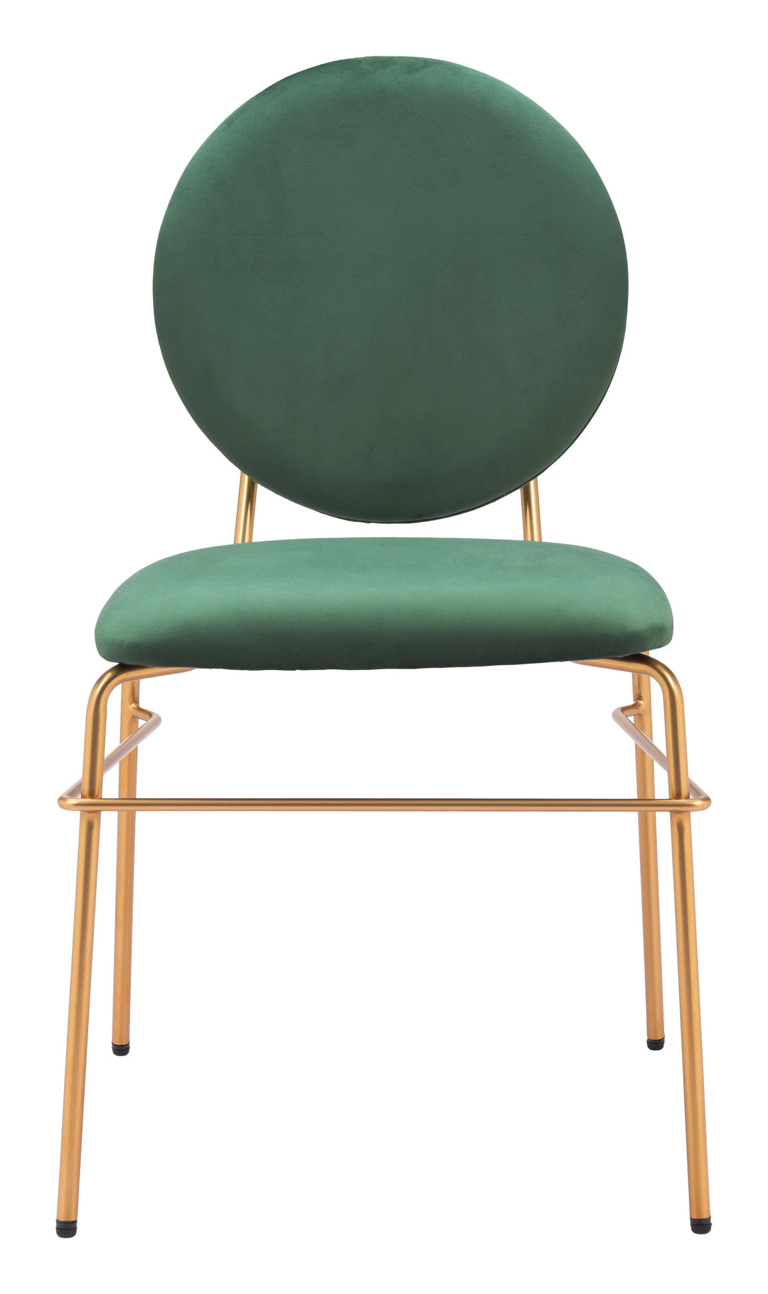 SwayLiving Odessa Dining Chair (Set of 2) Green & Gold DINING CHAIRS