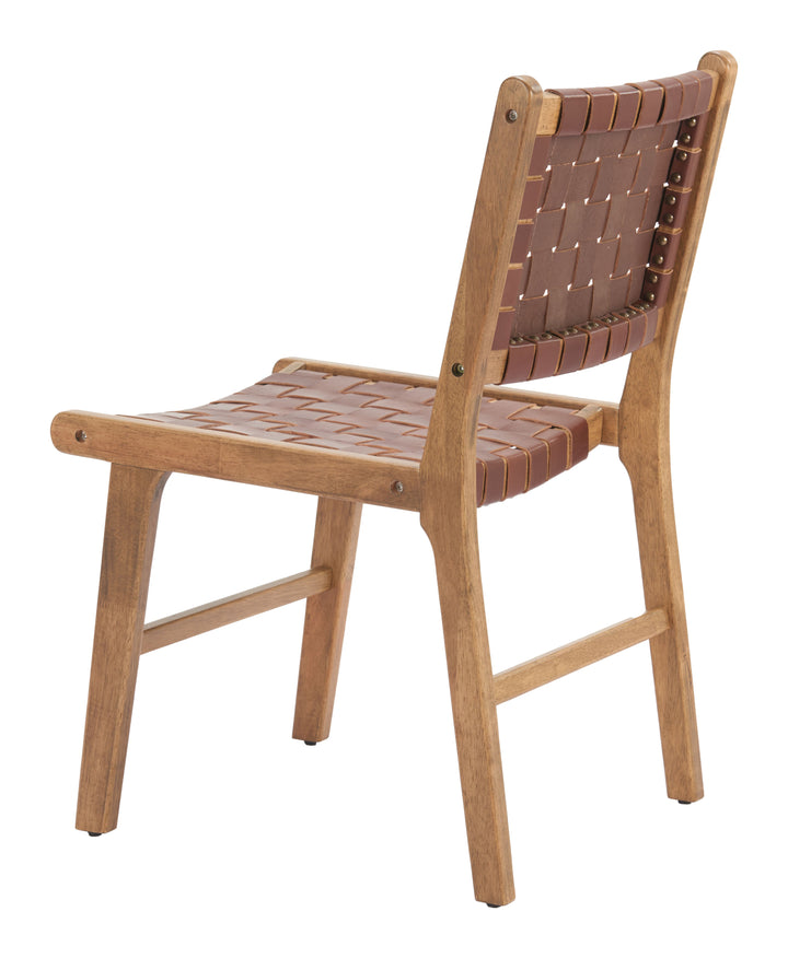Feder Dining Chair (Set of 2) Brown