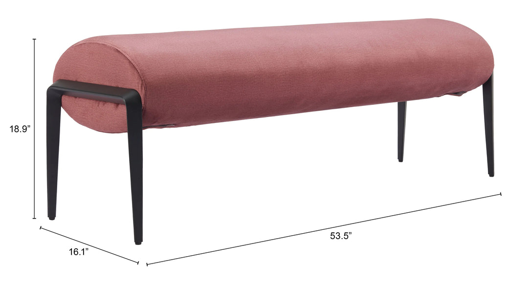 SwayLiving Glatt Bench Brown BENCHES