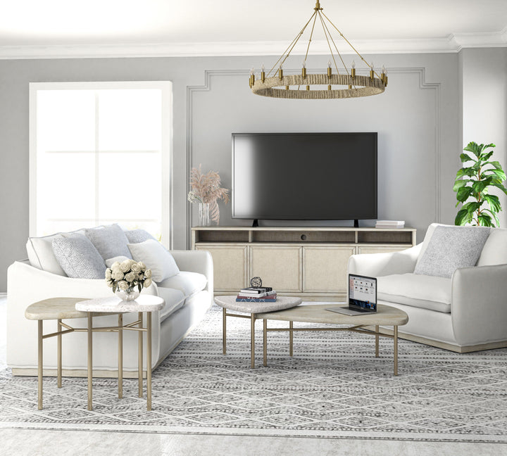 SwayLiving Cotiere Entertainment Console MEDIA + TV STANDS
