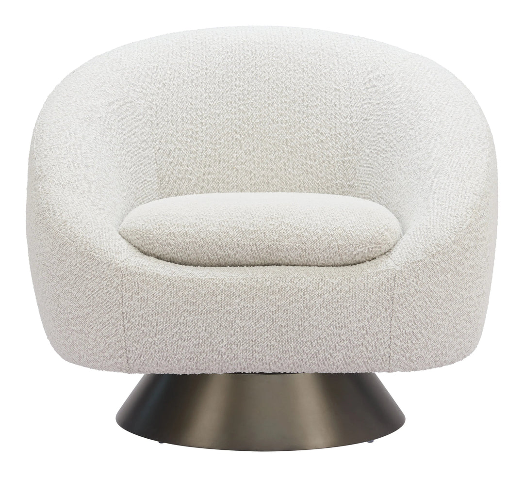 SwayLiving Modan Swivel Chair Misty Gray ACCENT + LOUNGE CHAIRS