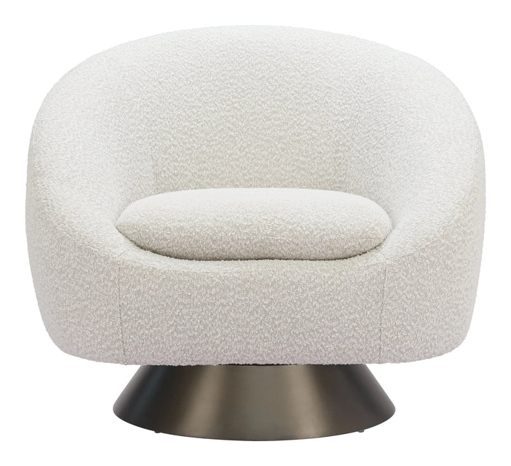SwayLiving Modan Swivel Chair Misty Gray ACCENT + LOUNGE CHAIRS