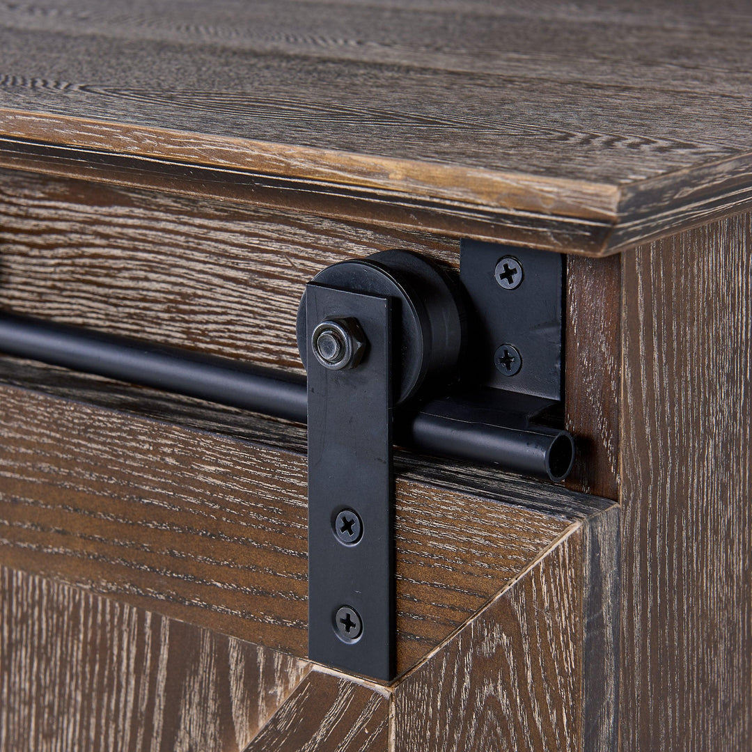 SwayLiving Holmes Barn Door TV Stand MEDIA + TV STANDS