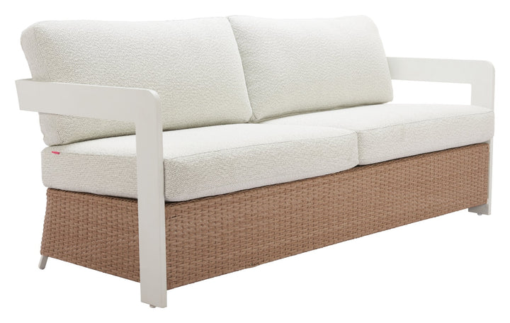 Gelo Sofa White & Brown