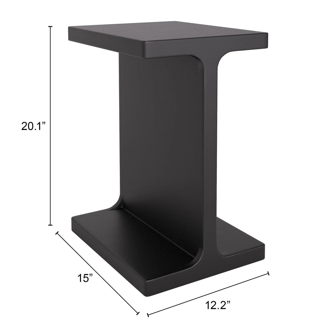 SwayLiving Bama Side Table Black ACCENT TABLES