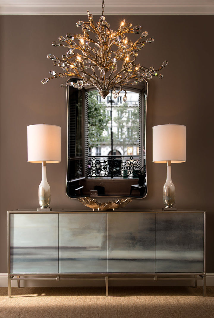 Handblown Golden Table Lamp