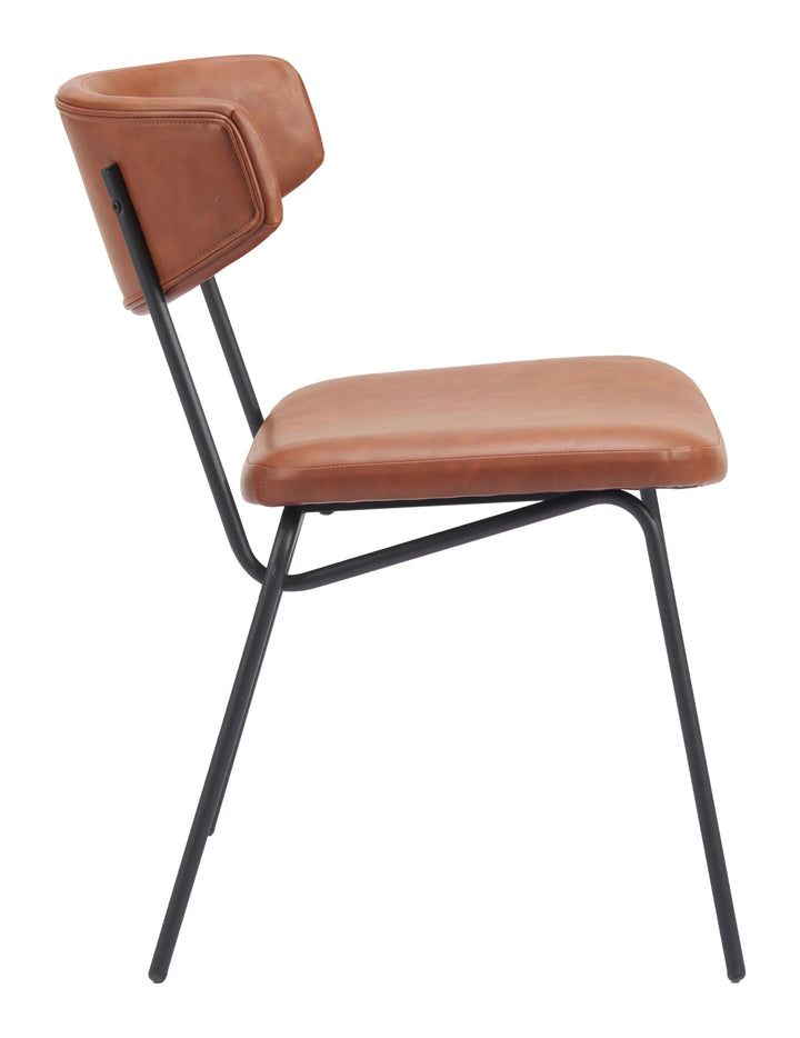 SwayLiving Charon Dining Chair (Set of 2) Vintage Brown DINING CHAIRS