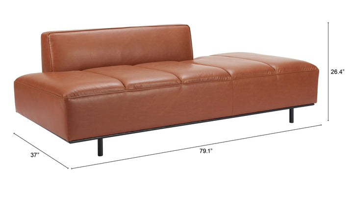 SwayLiving Confection Sofa Brown SOFAS + SECTIONALS