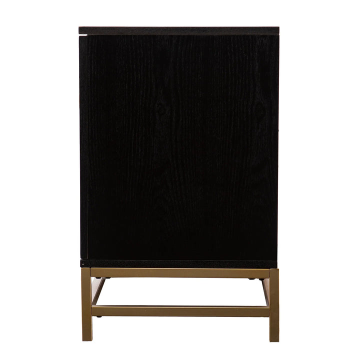 SwayLiving Rolliston Contemporary 4-Door Media Console MEDIA + TV STANDS