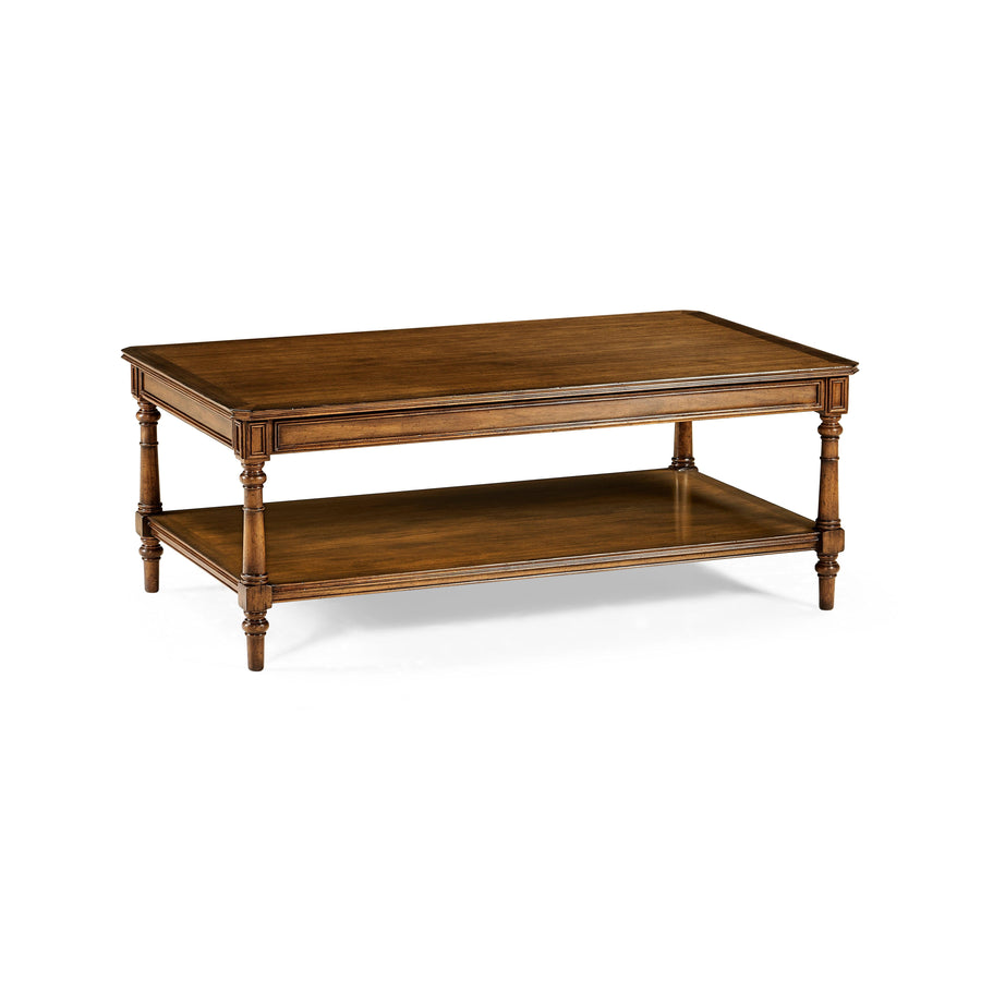 SwayLiving Casual Accents Victorian Style Walnut Cocktail Table COFFEE TABLES