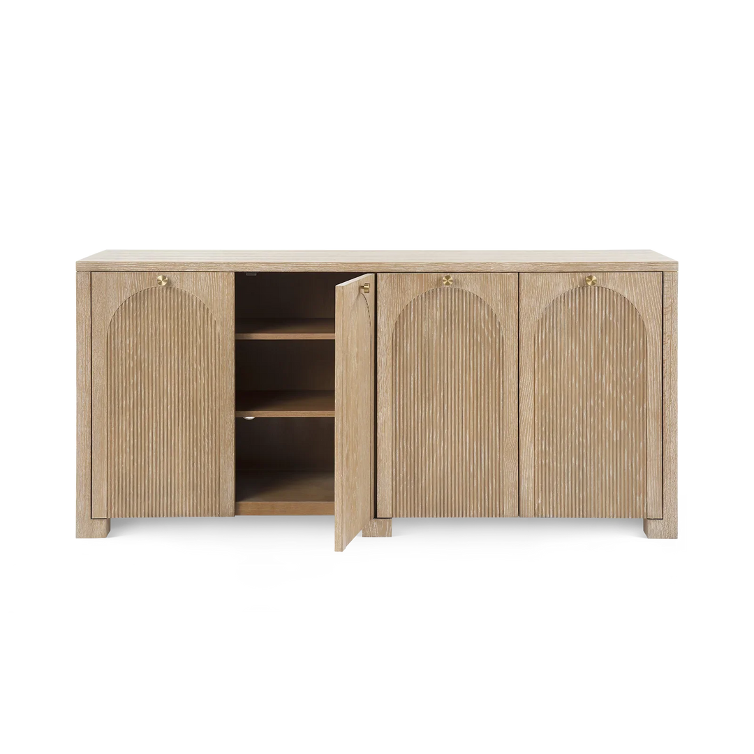 SwayLiving Arcadia 4-Door Cabinet SIDEBOARDS + CREDENZAS