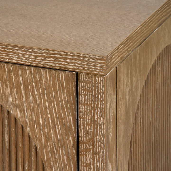 SwayLiving Arcadia 4-Door Cabinet SIDEBOARDS + CREDENZAS