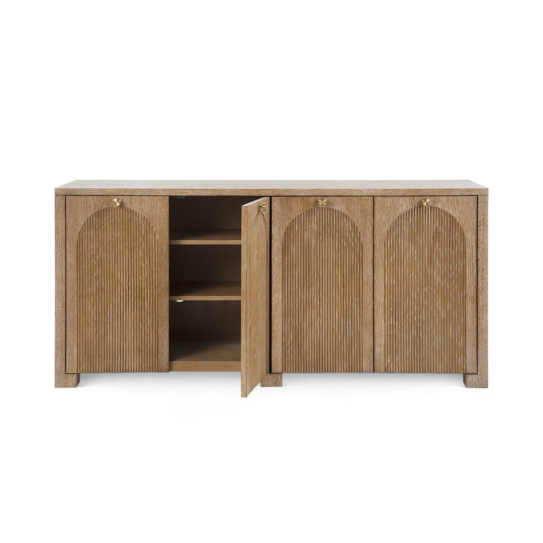 SwayLiving Arcadia 4-Door Cabinet SIDEBOARDS + CREDENZAS