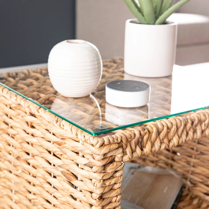 SwayLiving Pallston Water Hyacinth Accent Table ACCENT TABLES