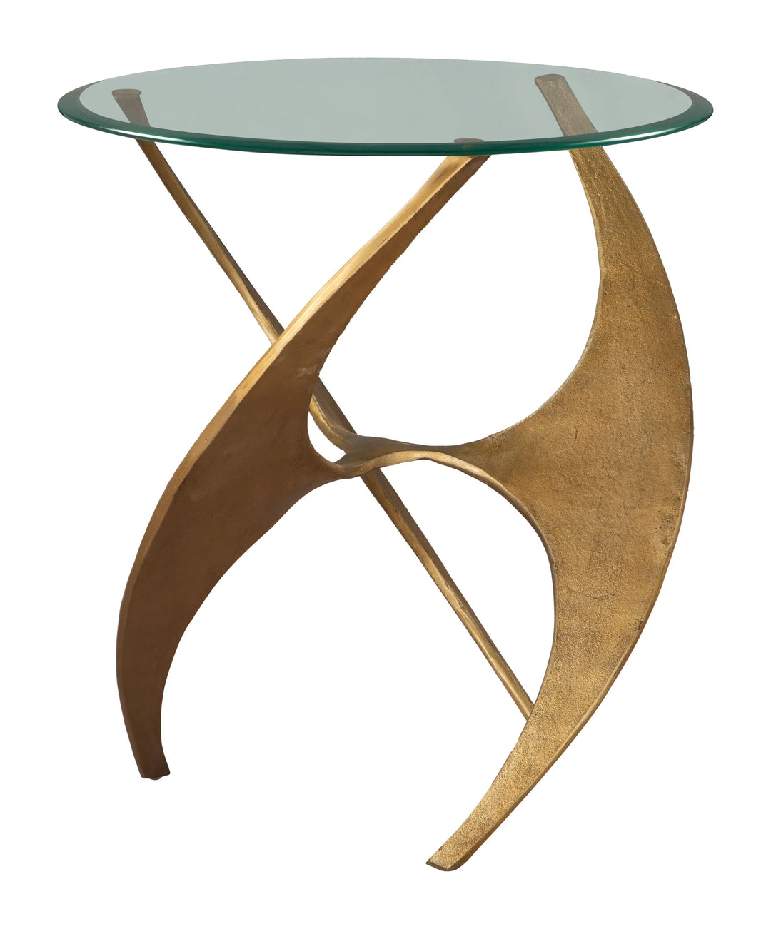 SwayLiving Sabel Side Table Gold ACCENT TABLES