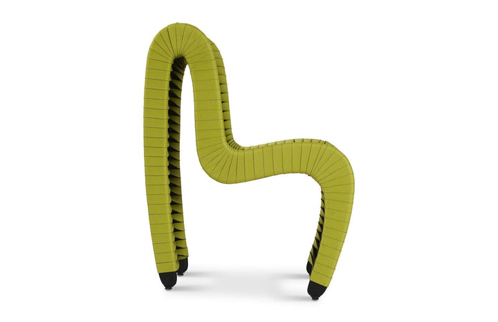 SwayLiving Seat Belt Dining Chair, Green - Set of 2 DINING CHAIRS