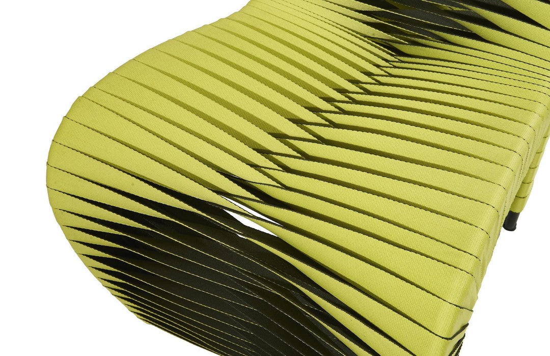 SwayLiving Seat Belt Dining Chair, Green - Set of 2 DINING CHAIRS