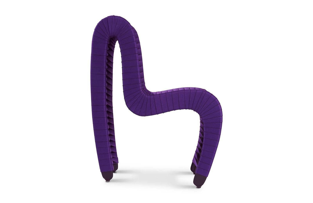 SwayLiving Seat Belt Dining Chair, Purple - Set of 2 DINING CHAIRS