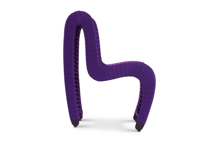 SwayLiving Seat Belt Dining Chair, Purple - Set of 2 DINING CHAIRS