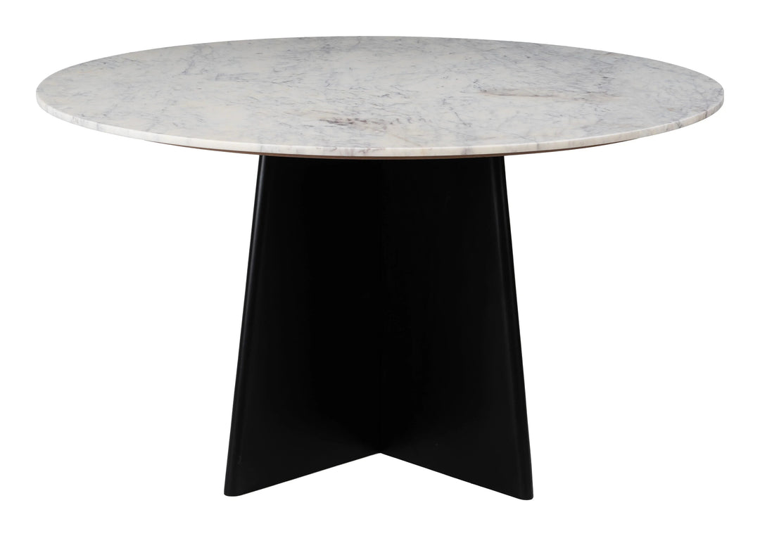 SwayLiving Strela Dining Table White & Black DINING TABLES