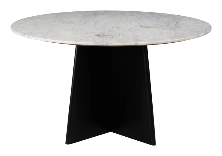 SwayLiving Strela Dining Table White & Black DINING TABLES