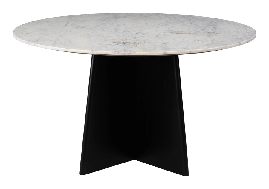 SwayLiving Strela Dining Table White & Black DINING TABLES