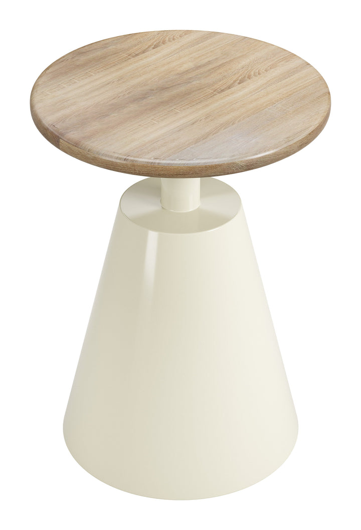Sira Side Table Natural & Ivory