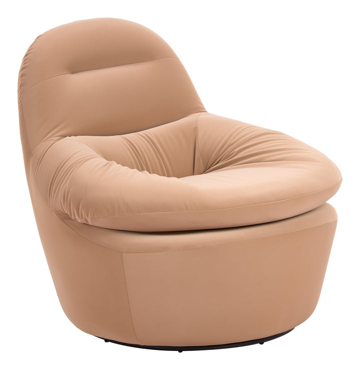 Reva Swivel Chair Tan