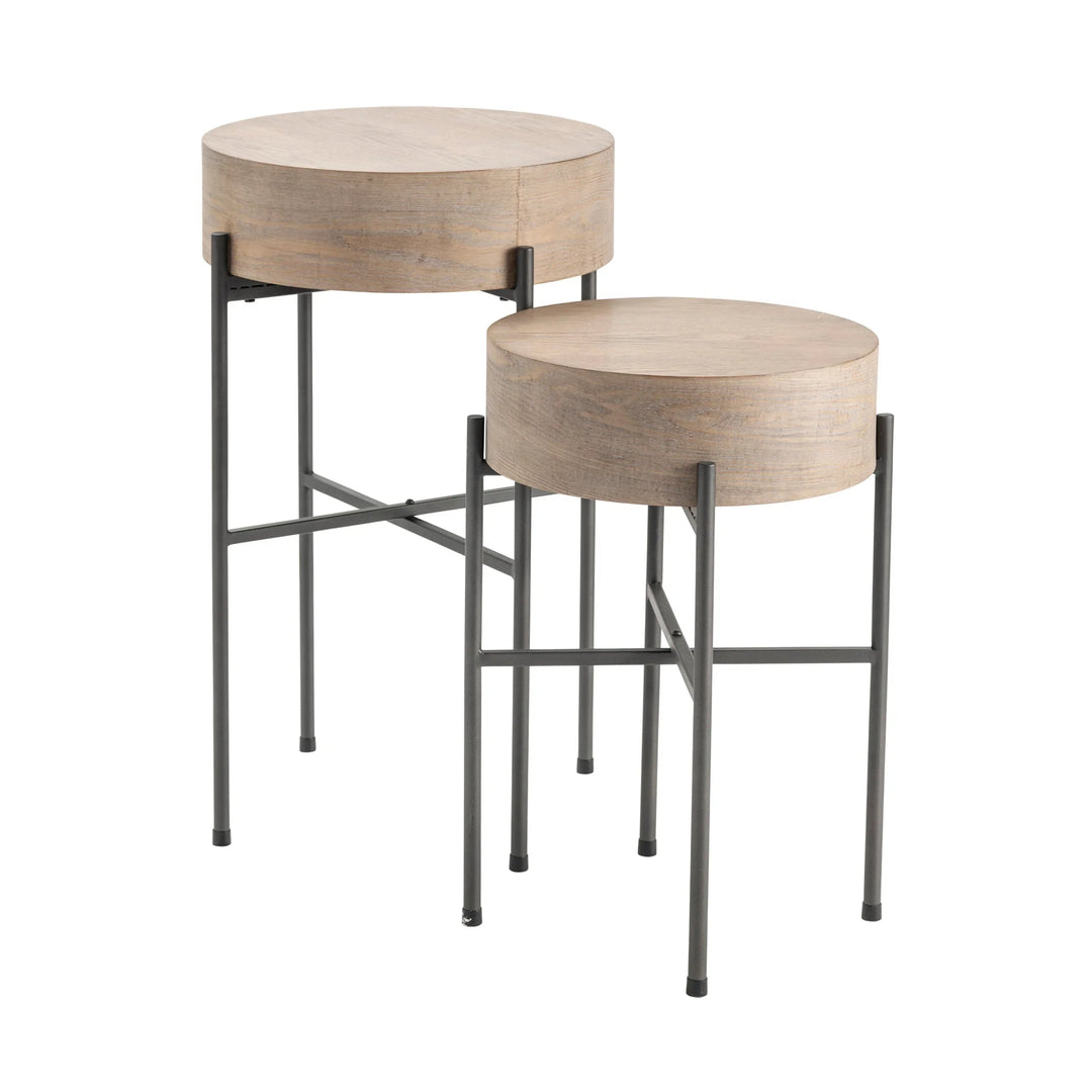 SwayLiving 2 Piece Normandy Accent Table Set ACCENT TABLES