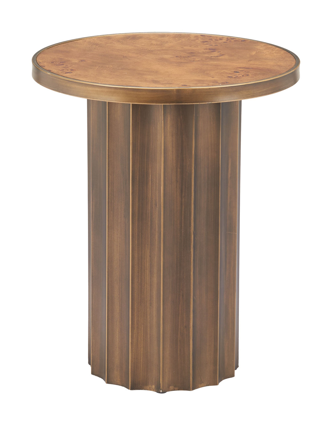Afinato Side Table Brown