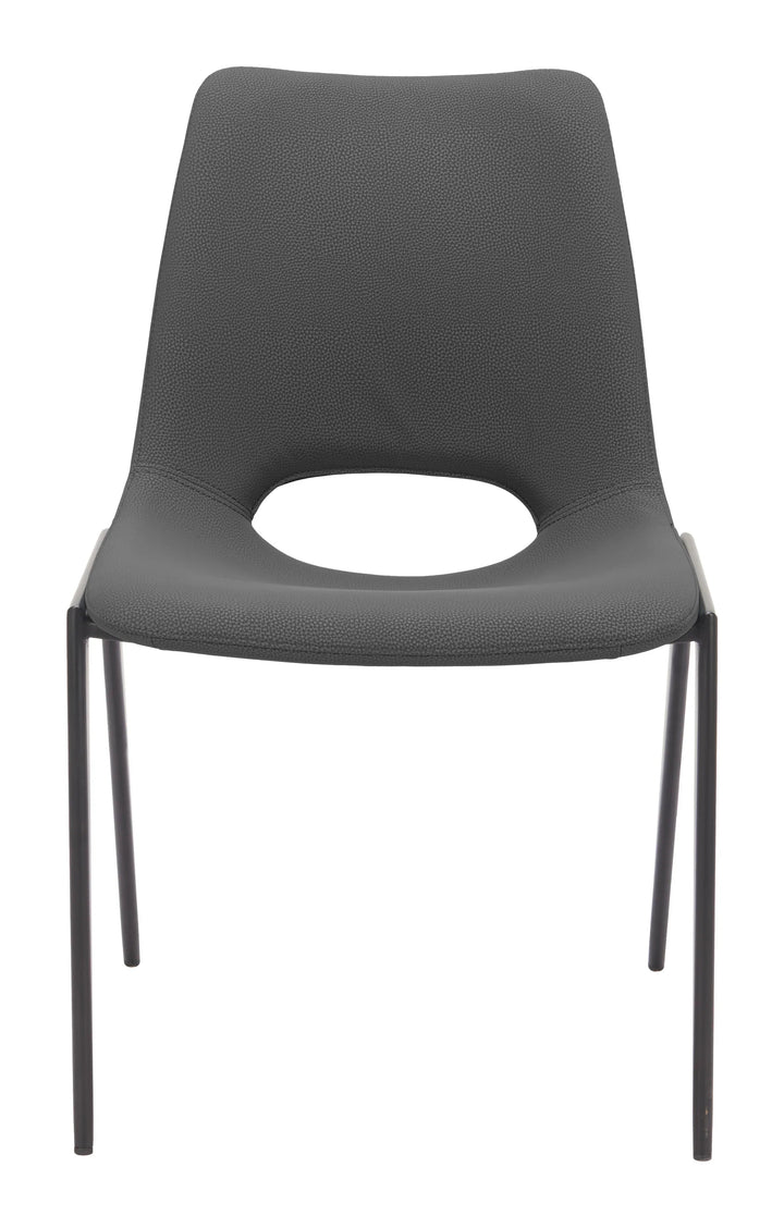 SwayLiving Desi Armless Dining Chair (Set of 2) Black DINING CHAIRS
