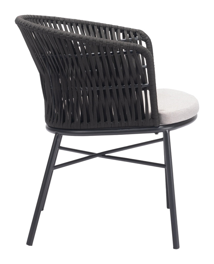 SwayLiving Freycinet Dining Chair (Set of 2) Black OUTDOOR DINING CHAIRS