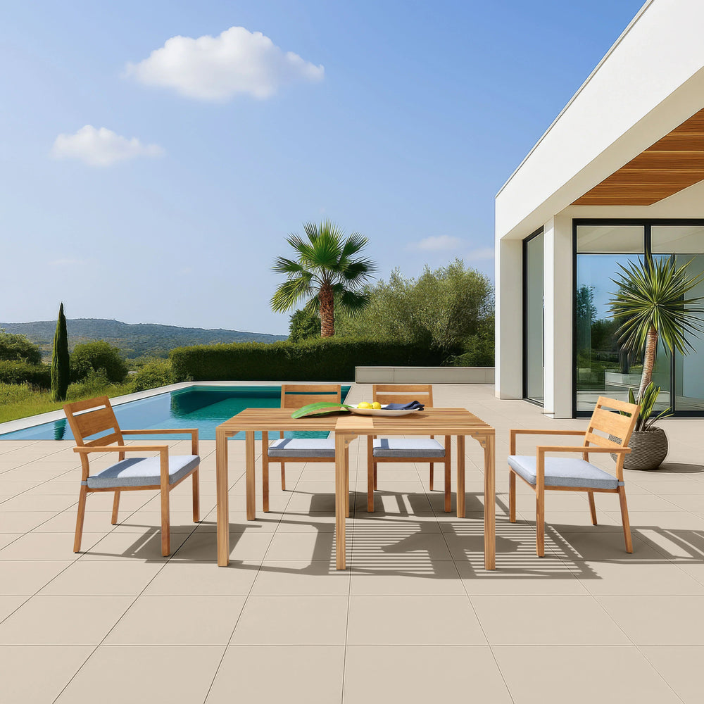 SwayLiving Rader Dining Chair (Set of 2) Natural OUTDOOR DINING CHAIRS