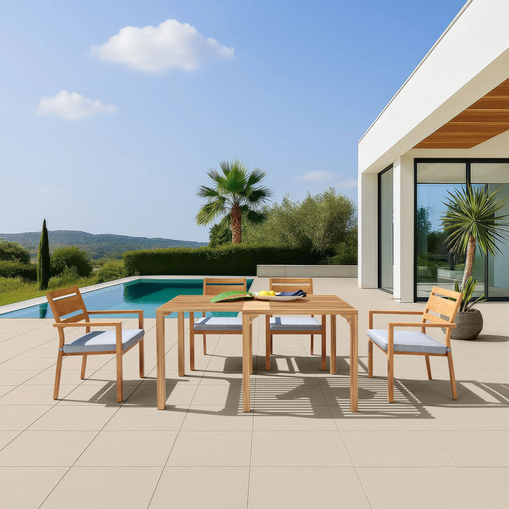 SwayLiving Rader Dining Chair (Set of 2) Natural OUTDOOR DINING CHAIRS