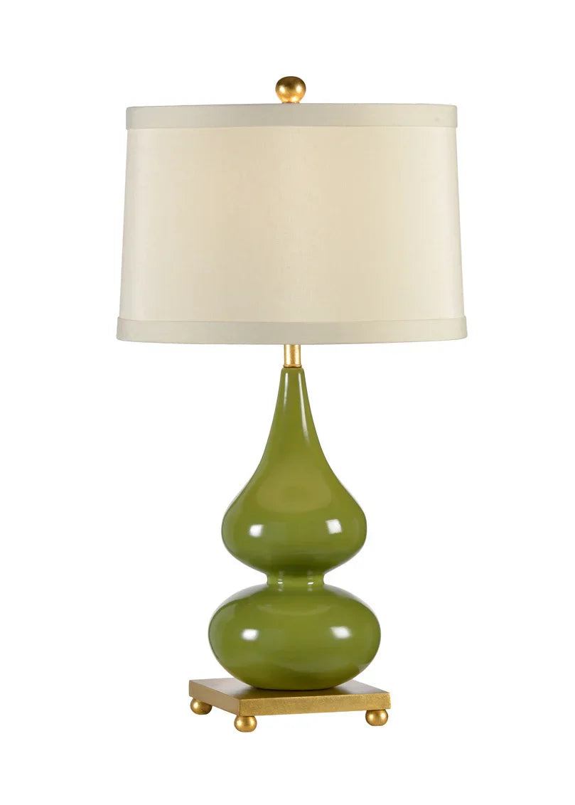 Toad Green Glaze/Gold Leaf