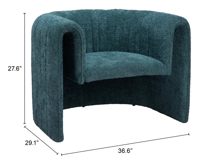 SwayLiving Viana Accent Chair Aquamarine ACCENT + LOUNGE CHAIRS