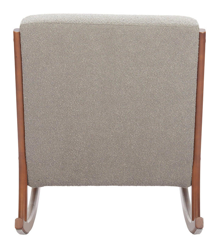 SwayLiving Hady Rocking Chair Gray ACCENT + LOUNGE CHAIRS