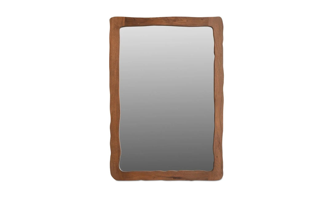 Ellis Small Mirror Brown - SwayLiving