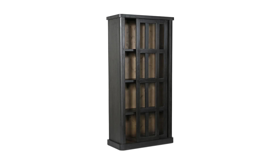 Mona Tall Cabinet Black - SwayLiving